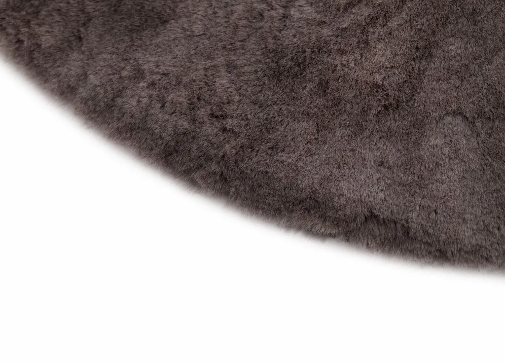 Runde tæpper - Cloud Super Soft (antracit)