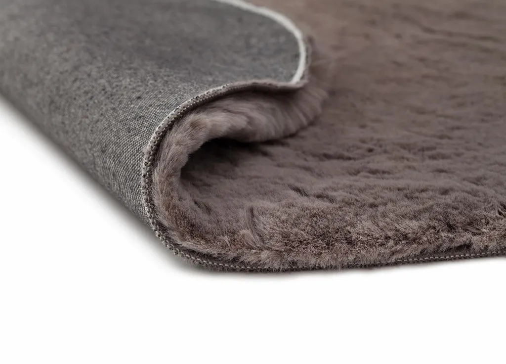 Runde tæpper - Cloud Super Soft (antracit)