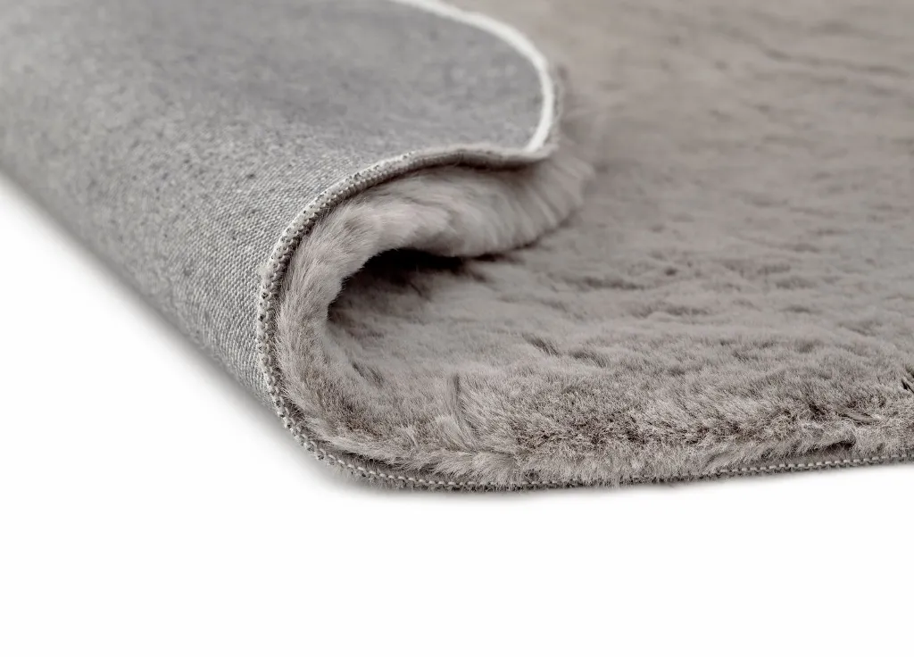 Runde tæpper - Cloud Super Soft (grå)