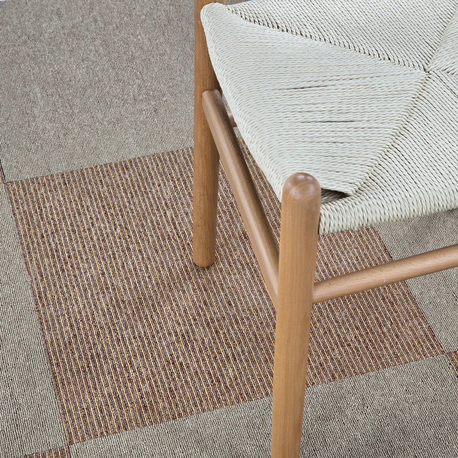 Væg-til-væg-tæppe - Almeria Tæppefliser 24 stk. (grå)