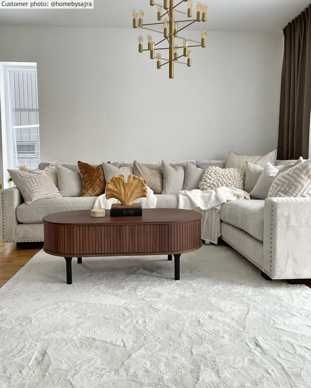 Ryatæpper - Aranga Super Soft Fur (hvid)