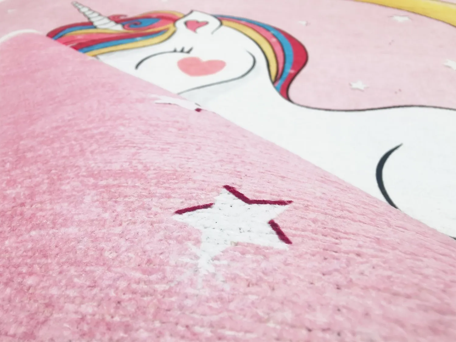 Børnetæppe - Magical Unicorn (lyserød)