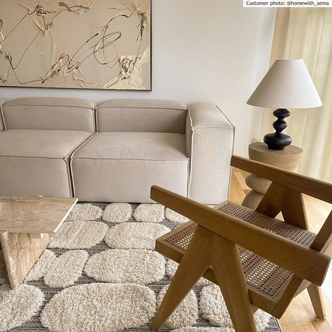 Ryatæpper - Fondi (grå)