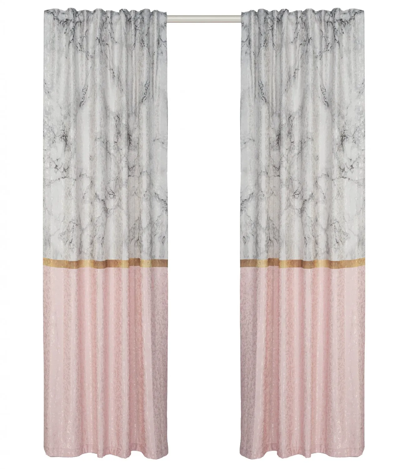 Gardin - Alissa (lyserød/multi)