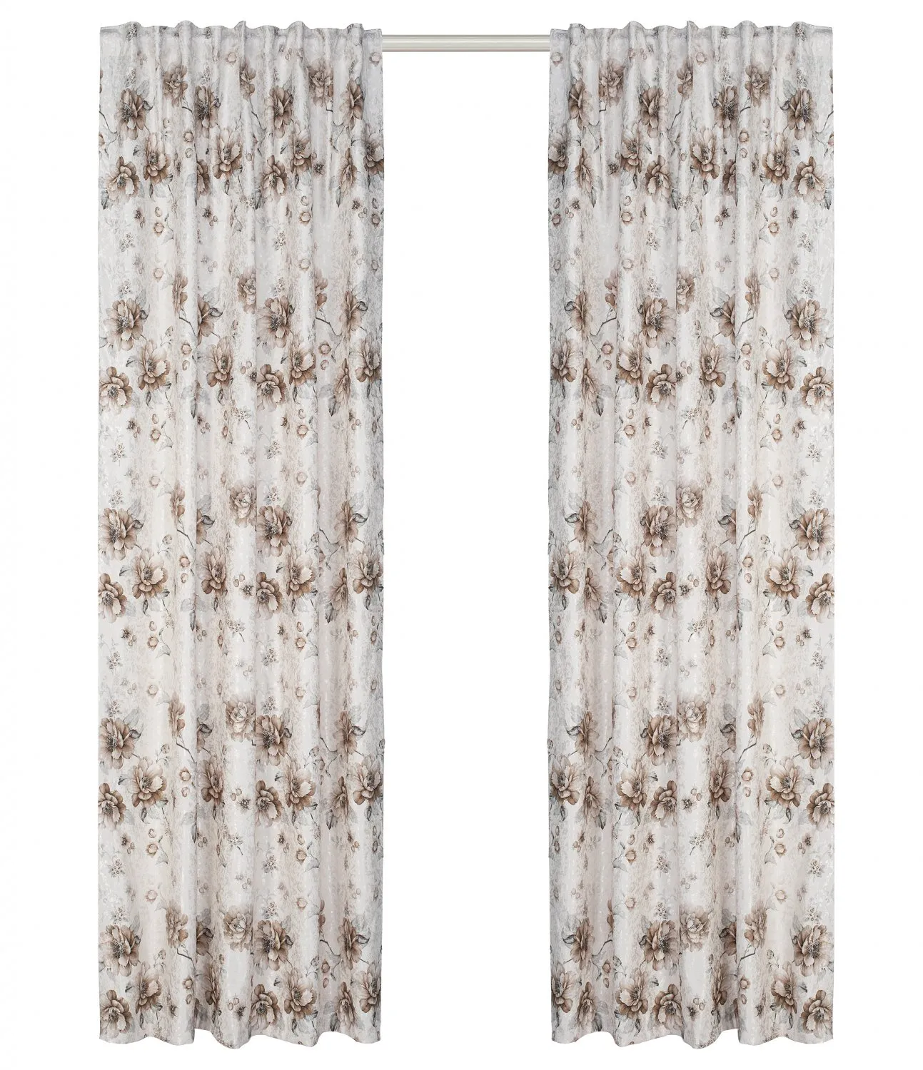Gardin - Blom (beige)