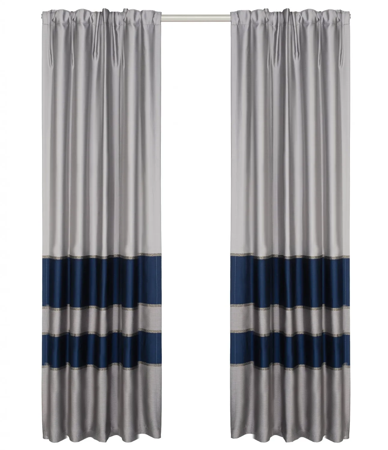 Gardin - Austin (grå/blå)