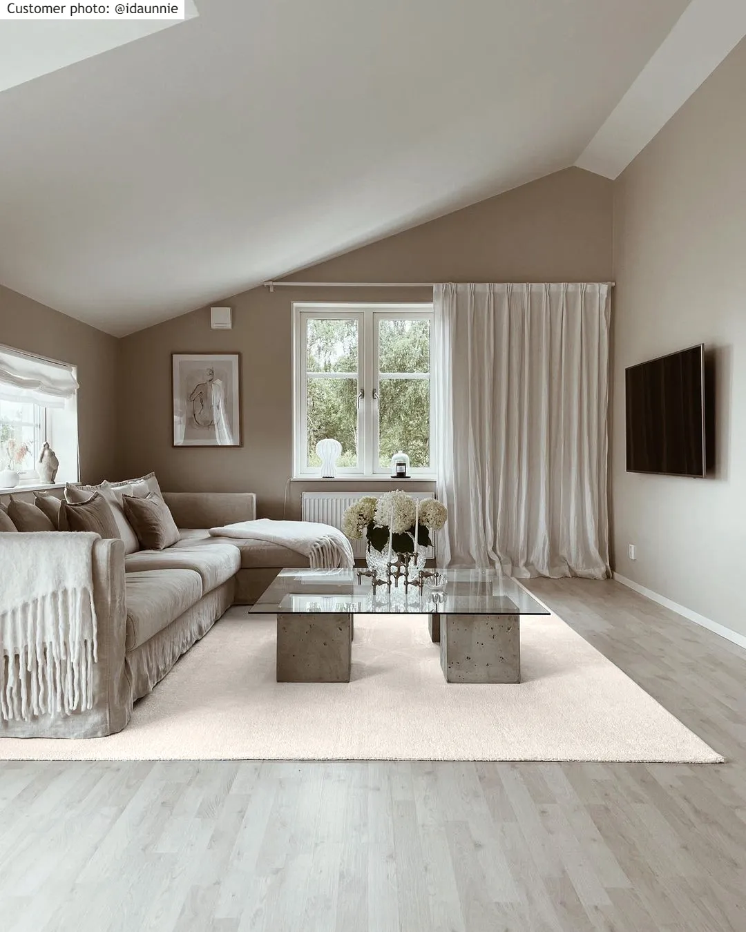 Wilton-tæppe - Sunayama (hvid)