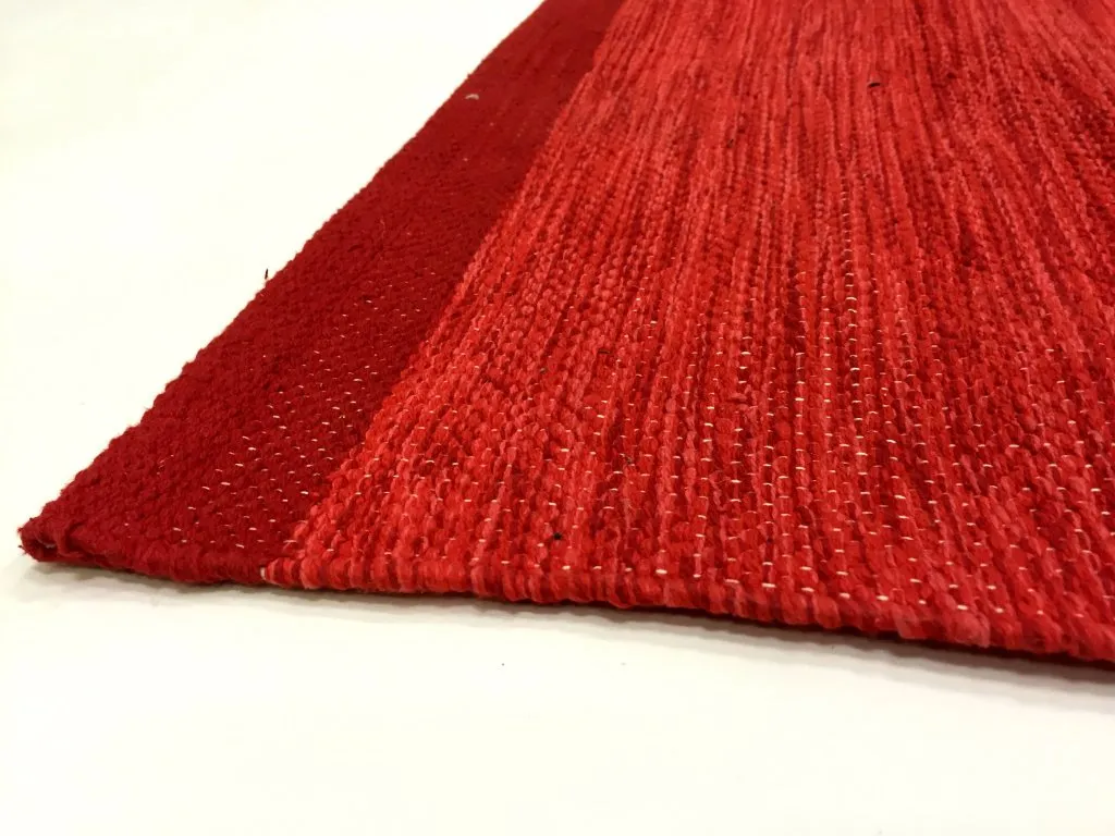 Kludetæppe - Slite (rød)