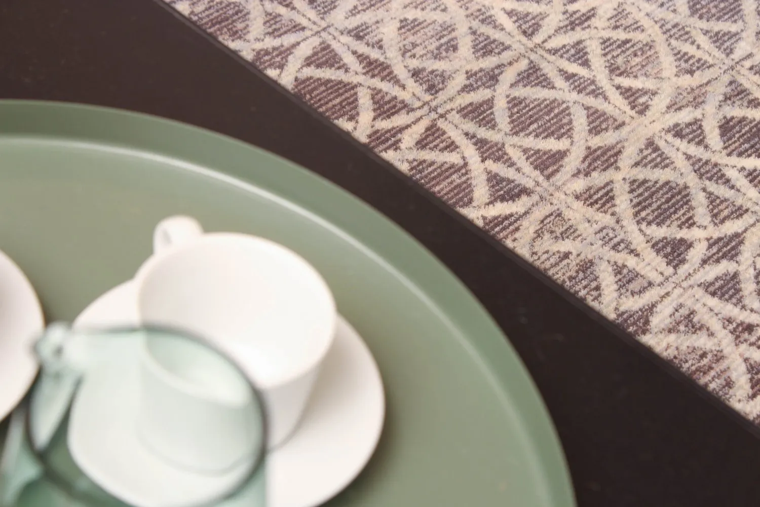 Uldtæppe - Abria (antracit)