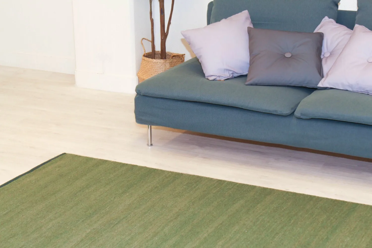 Uldtæppe - Kandia (grøn)