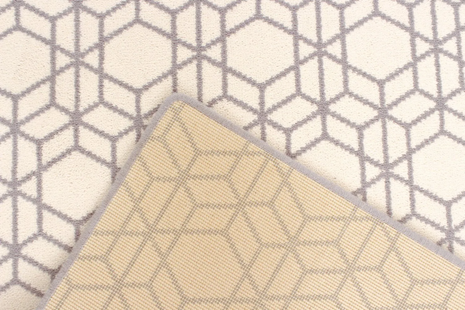 Uldtæppe - Emprint (hvid)