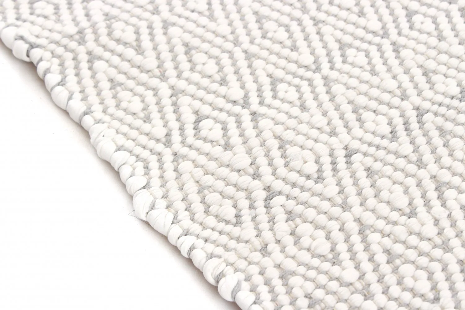 Kludetæppe - Falster (grå)