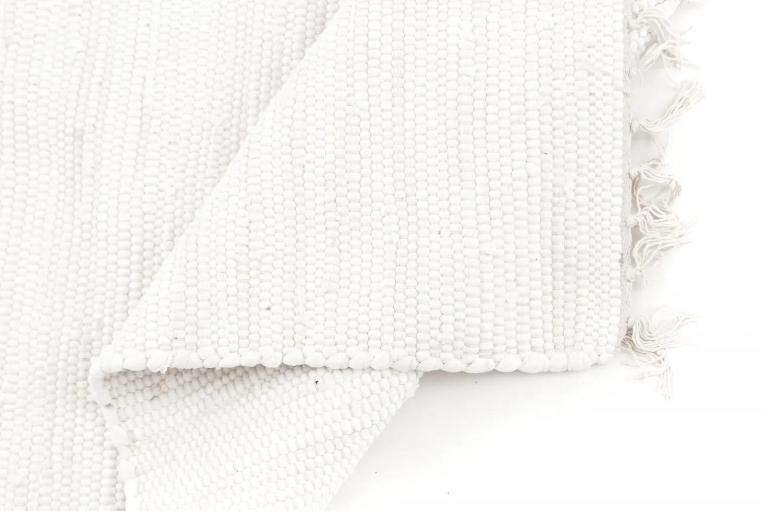 Kludetæppe - Silje (hvid)