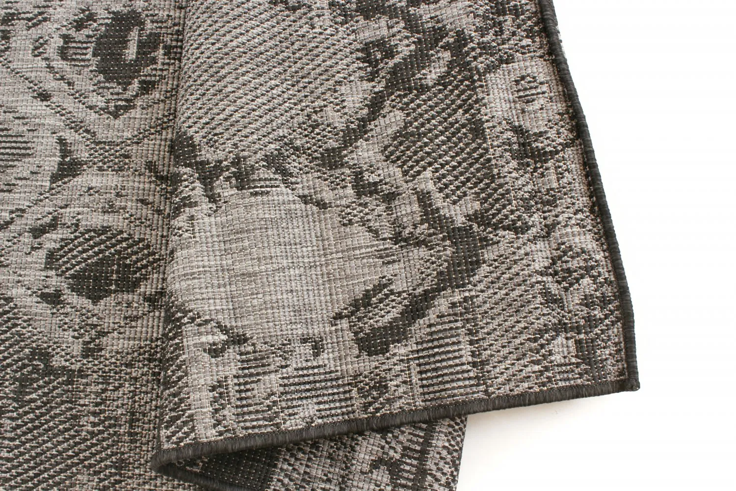 Tæpper til indendørs/udendørs brug - Brussels Night (grå)