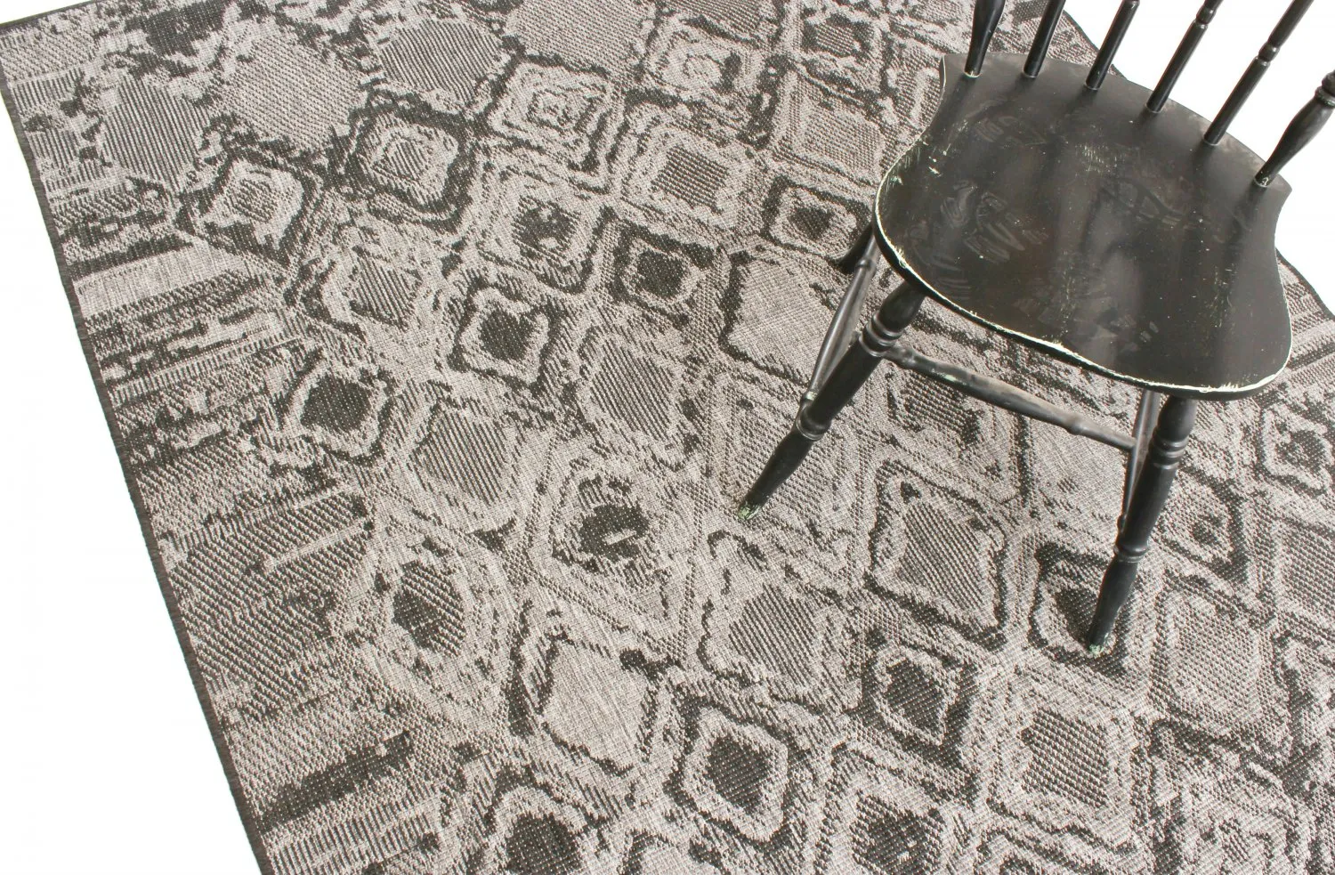 Tæpper til indendørs/udendørs brug - Brussels Night (grå)