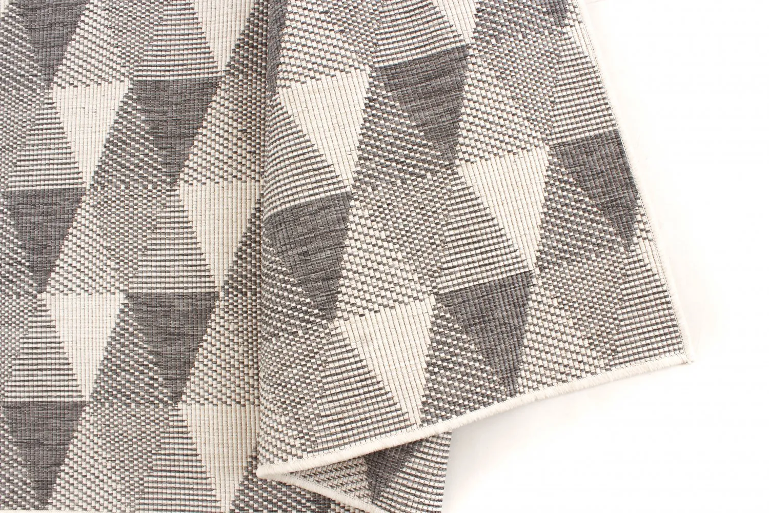 Tæpper til indendørs/udendørs brug - Brussels Pattern (grå)