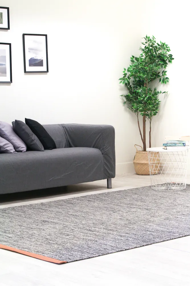 Uldtæppe - Galway (grå)