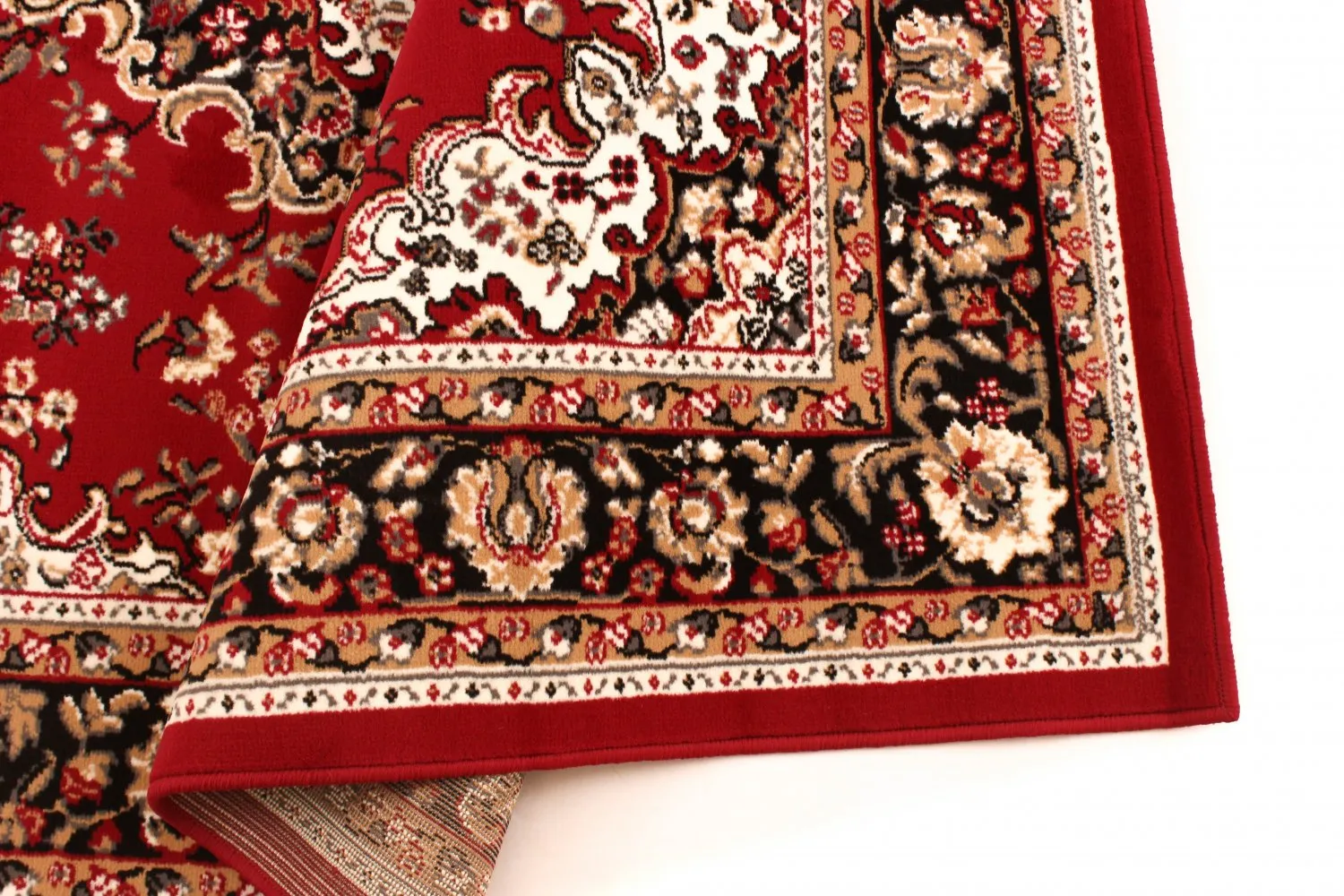 Wilton-tæppe - Peking (rød)