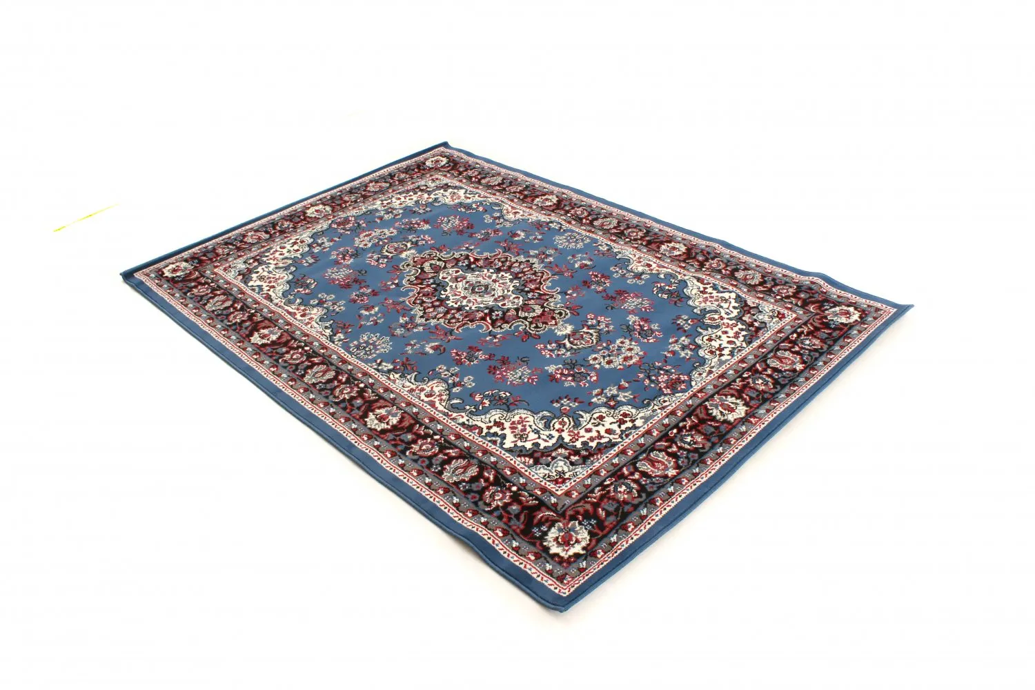 Wilton-tæppe - Peking (blå)