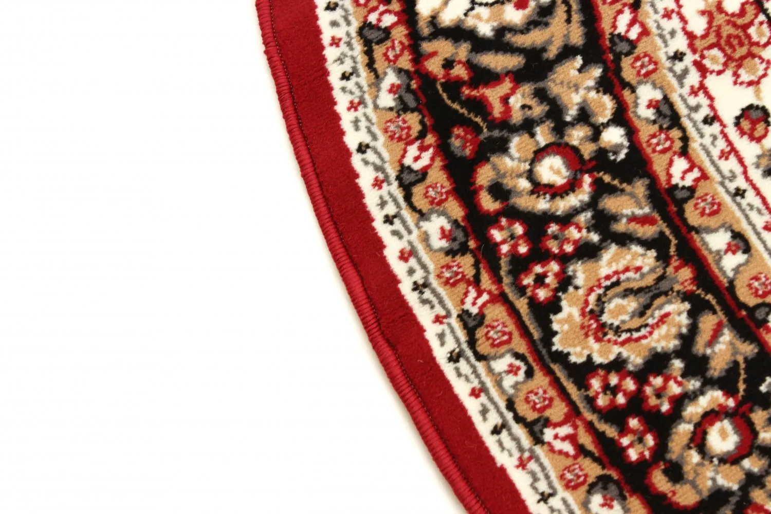 Rundt tæppe - Peking (rød)