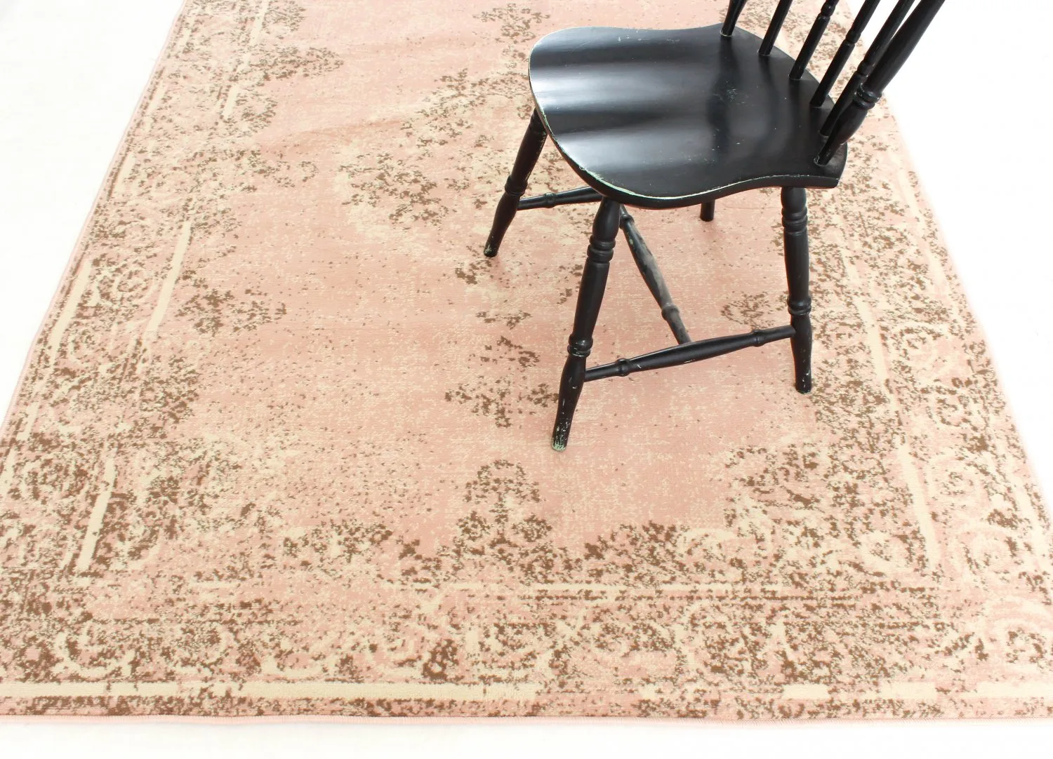 Wilton-tæppe - Peking (lyserød)