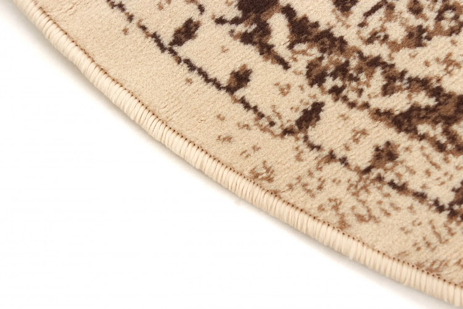 Rundt tæppe - Peking Noble (hvid)