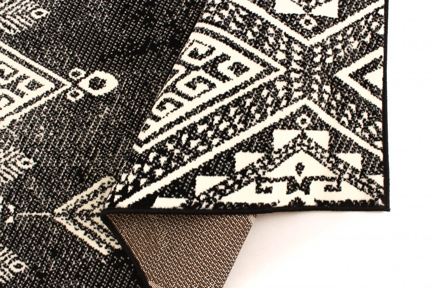 Wilton-tæppe - Florence York (sort)