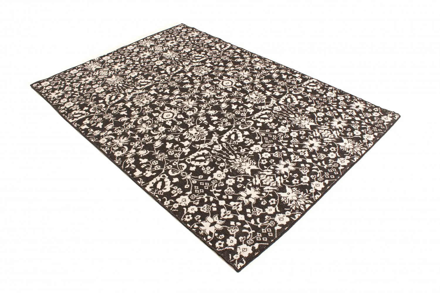 Tæpper til indendørs/udendørs brug - Brussels Ocean (sort)