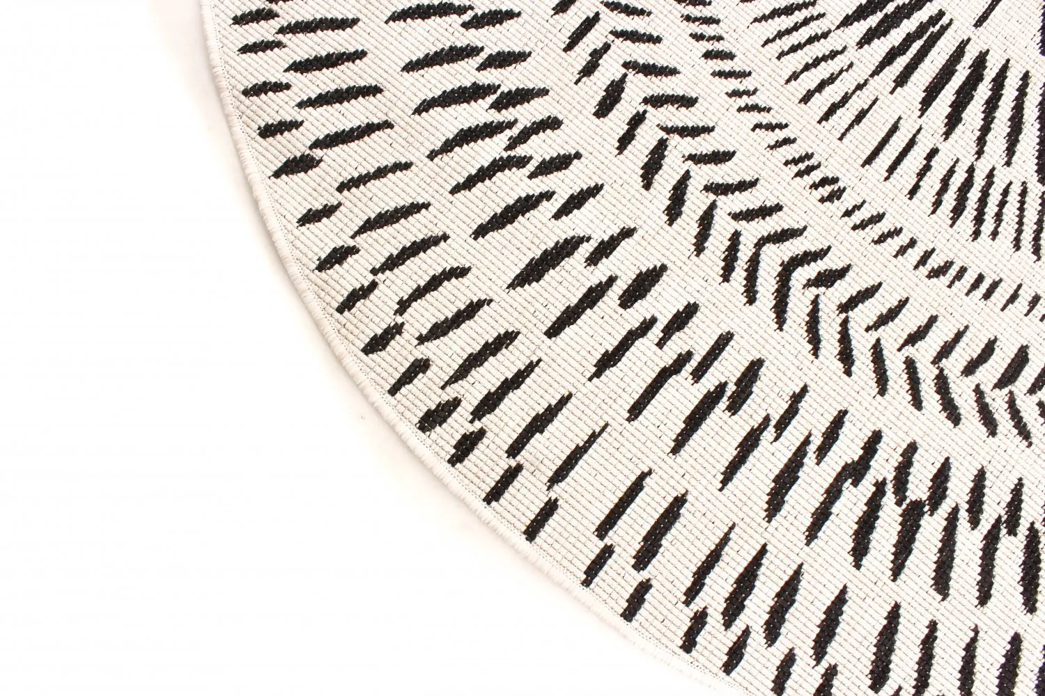 Rundt tæppe - Brussels Night (grå)