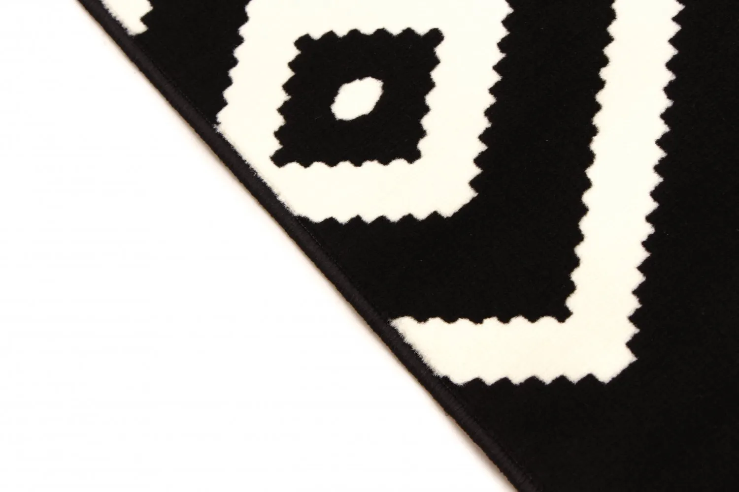 Wilton-tæppe - Florence Preston (sort)