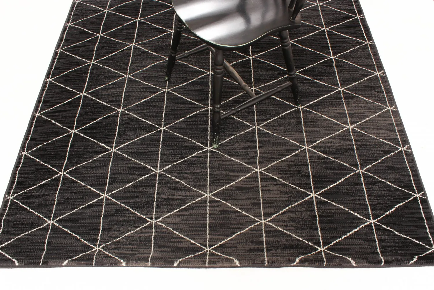 Wilton-tæppe - Florence Howth (sort)