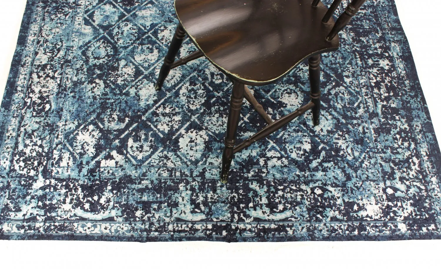 Wilton-tæppe - Douz (blå)