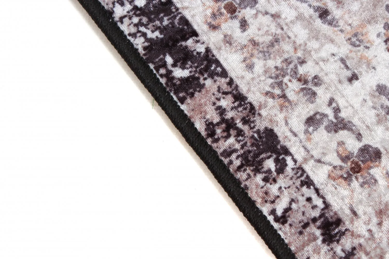 Wilton-tæppe - Douz (sort/multi)