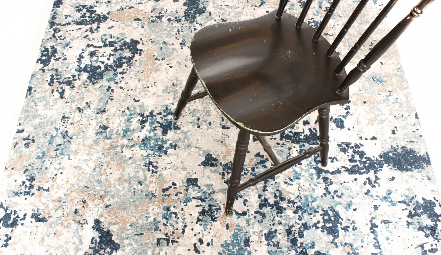 Wilton-tæppe - Hiboun (blå)