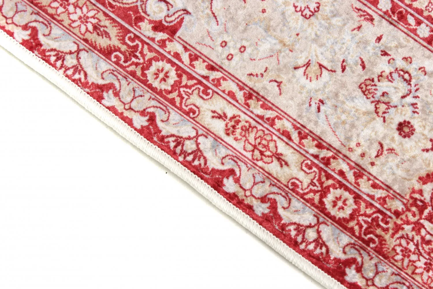 Wilton-tæppe - Vakifli (rød/multi)