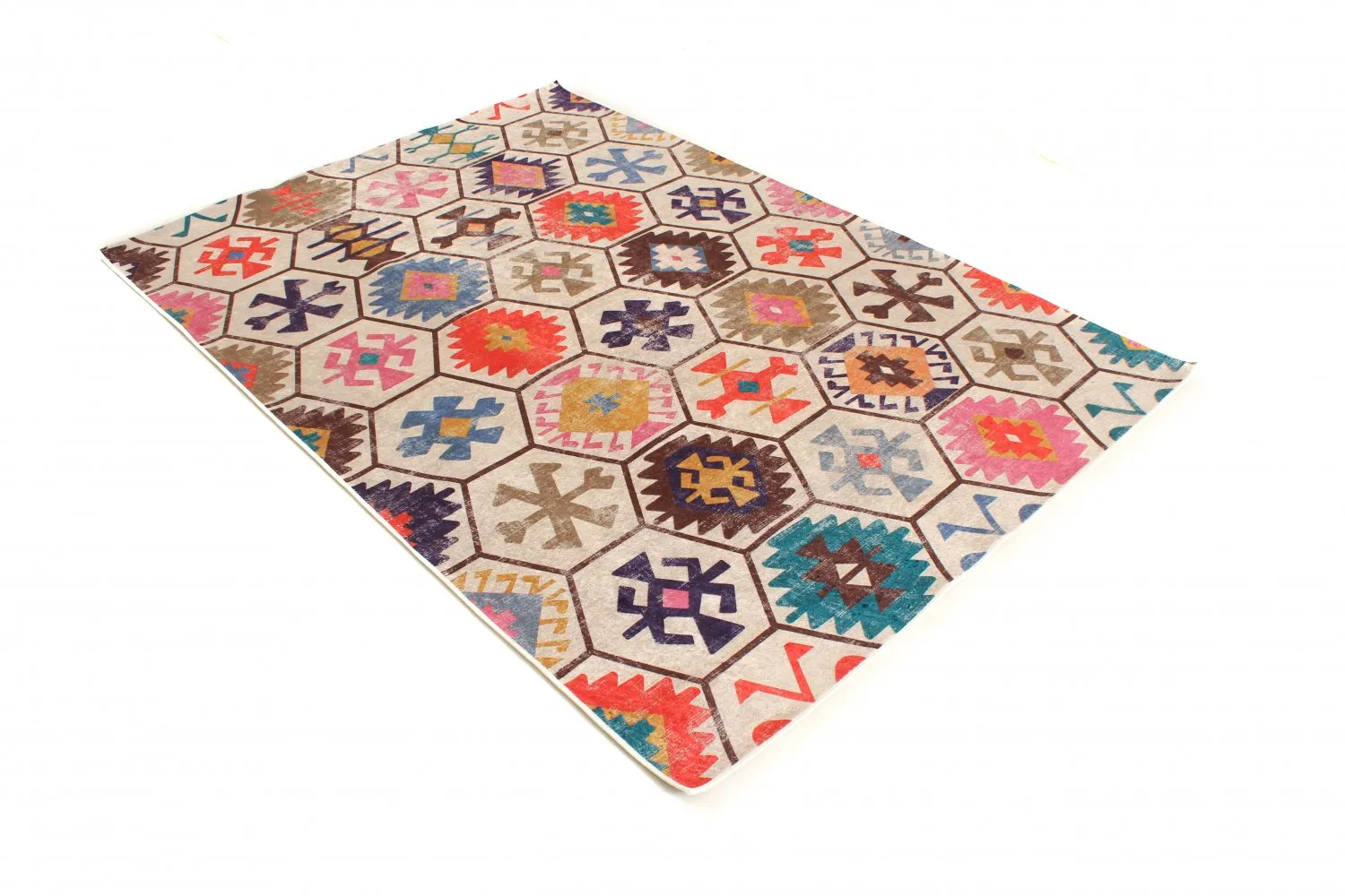 Wilton-tæppe - Kulu (multi)