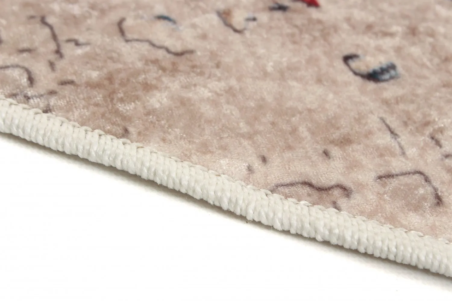 Rundt tæppe - Toujane (multi)