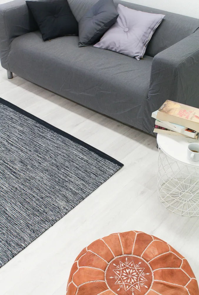 Kludetæppe - Slite (grå)