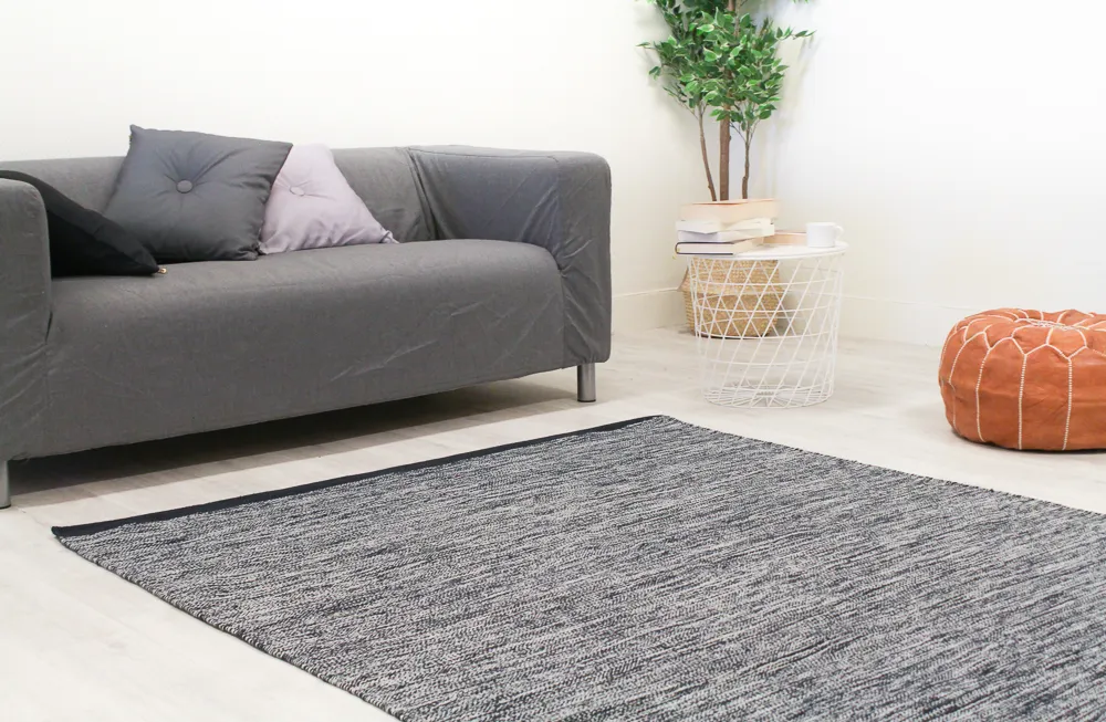 Kludetæppe - Slite (grå)