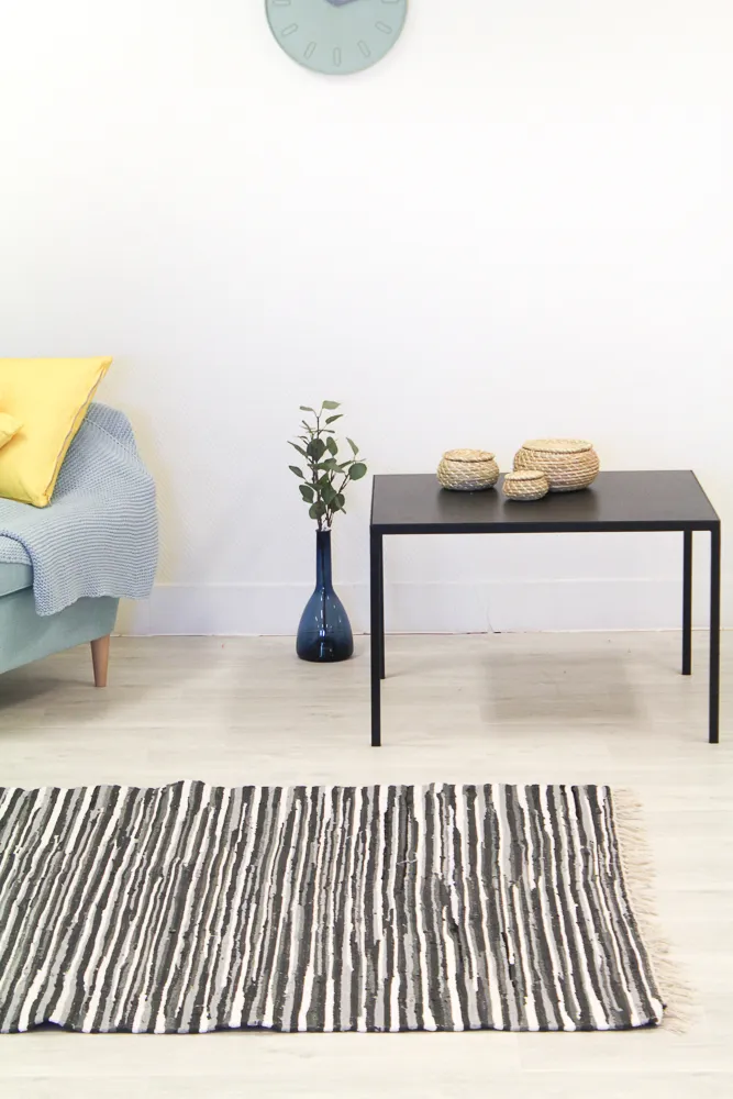 Kludetæppe fra Strehög of Sweden - Tulka (grå)