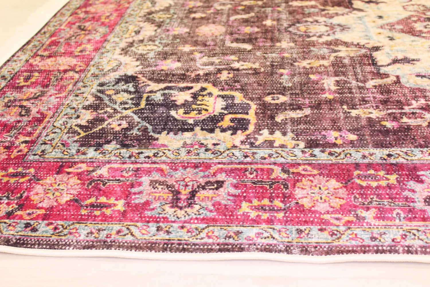 Wilton-tæppe - Siliana (lyserød)