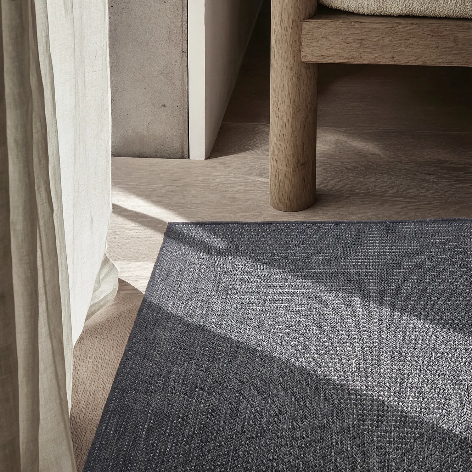 Tæpper til indendørs/udendørs brug - utomhusmatta - Arlo (sort)