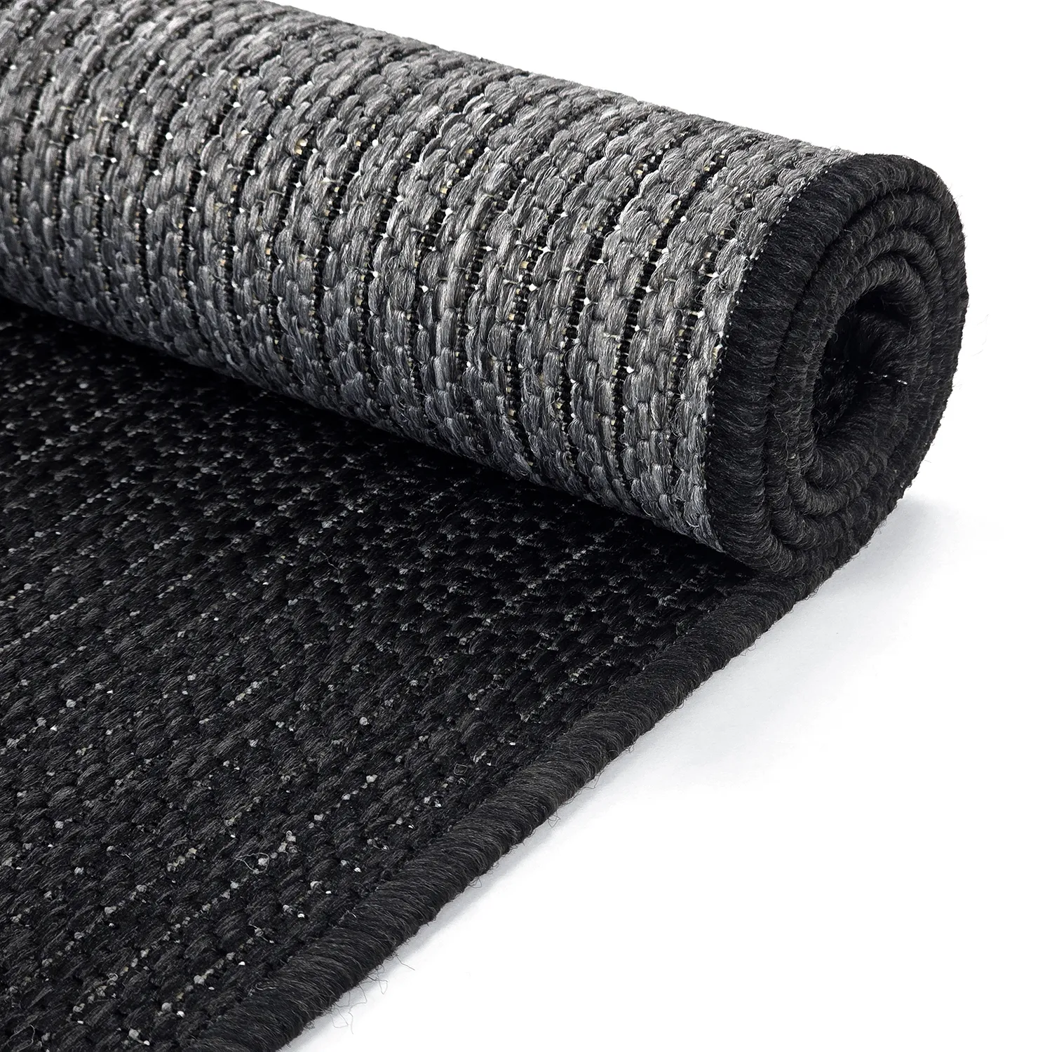 Tæpper til indendørs/udendørs brug - utomhusmatta - Arlo (sort)