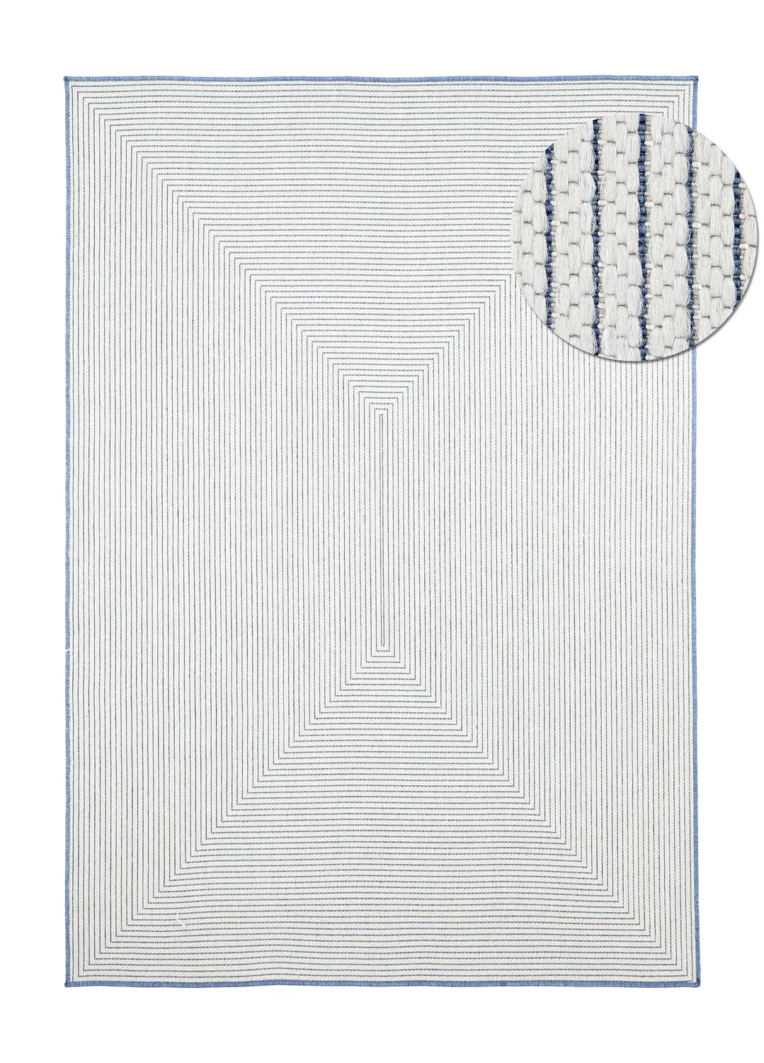 Tæpper til indendørs/udendørs brug - utomhusmatta - Arlo (blå)