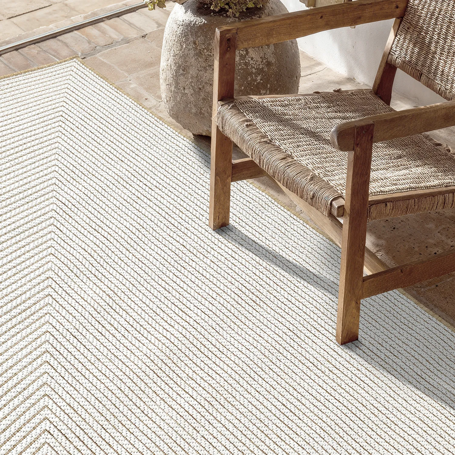 Tæpper til indendørs/udendørs brug - utomhusmatta - Arlo (natur)