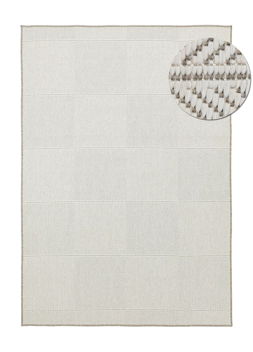 Tæpper til indendørs/udendørs brug - utomhusmatta - Ava (beige)