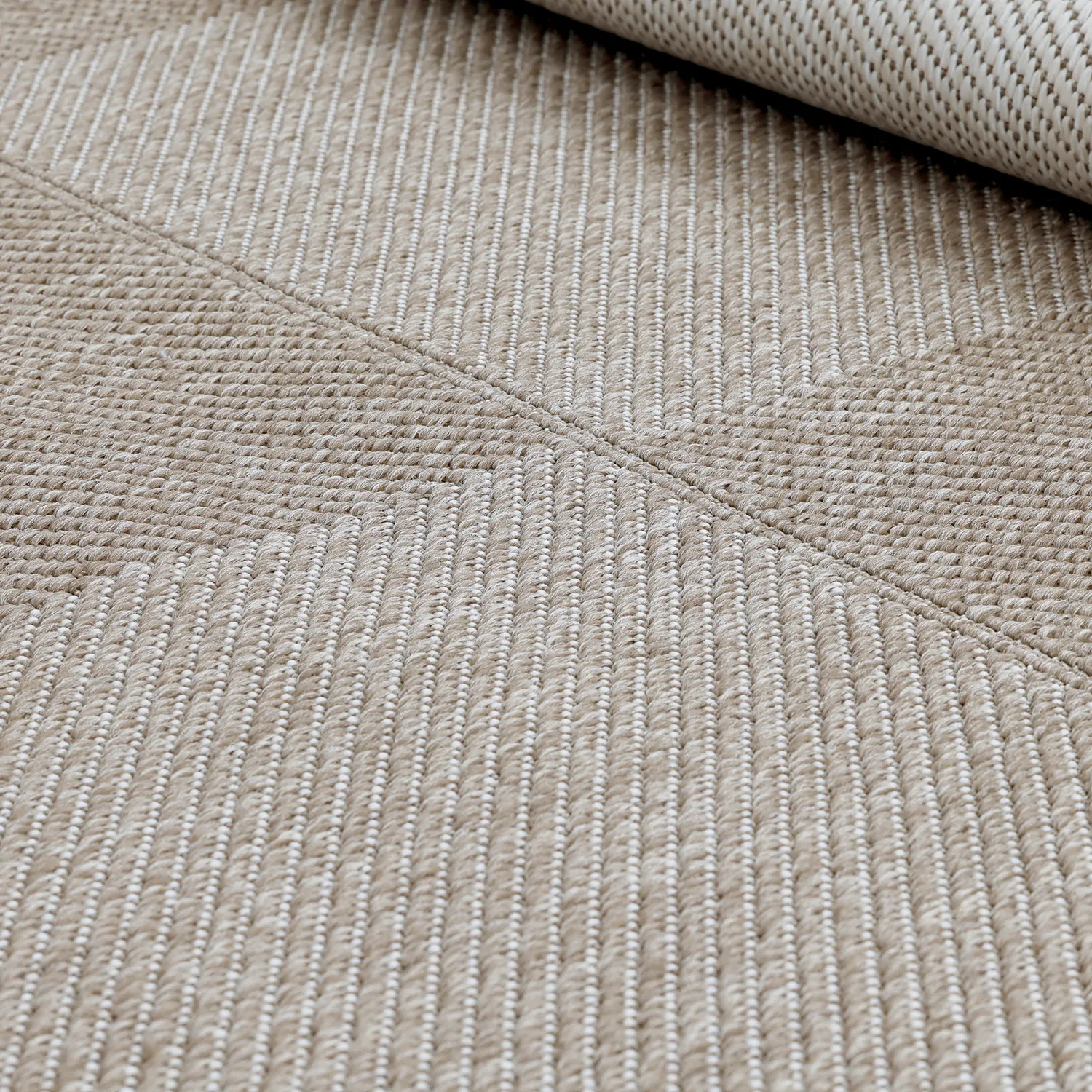 Tæpper til indendørs/udendørs brug - utomhusmatta - Ava (beige)