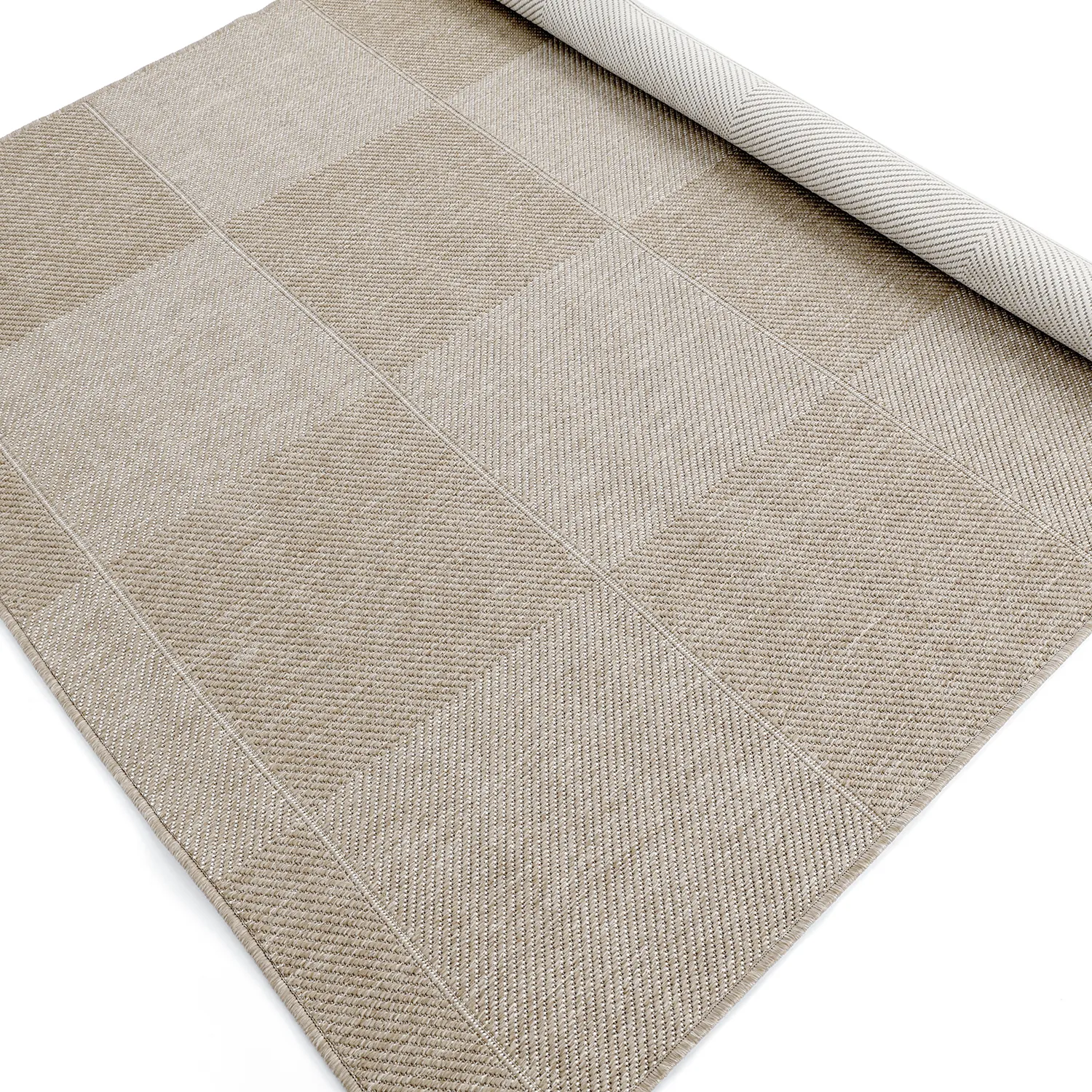 Tæpper til indendørs/udendørs brug - utomhusmatta - Ava (beige)