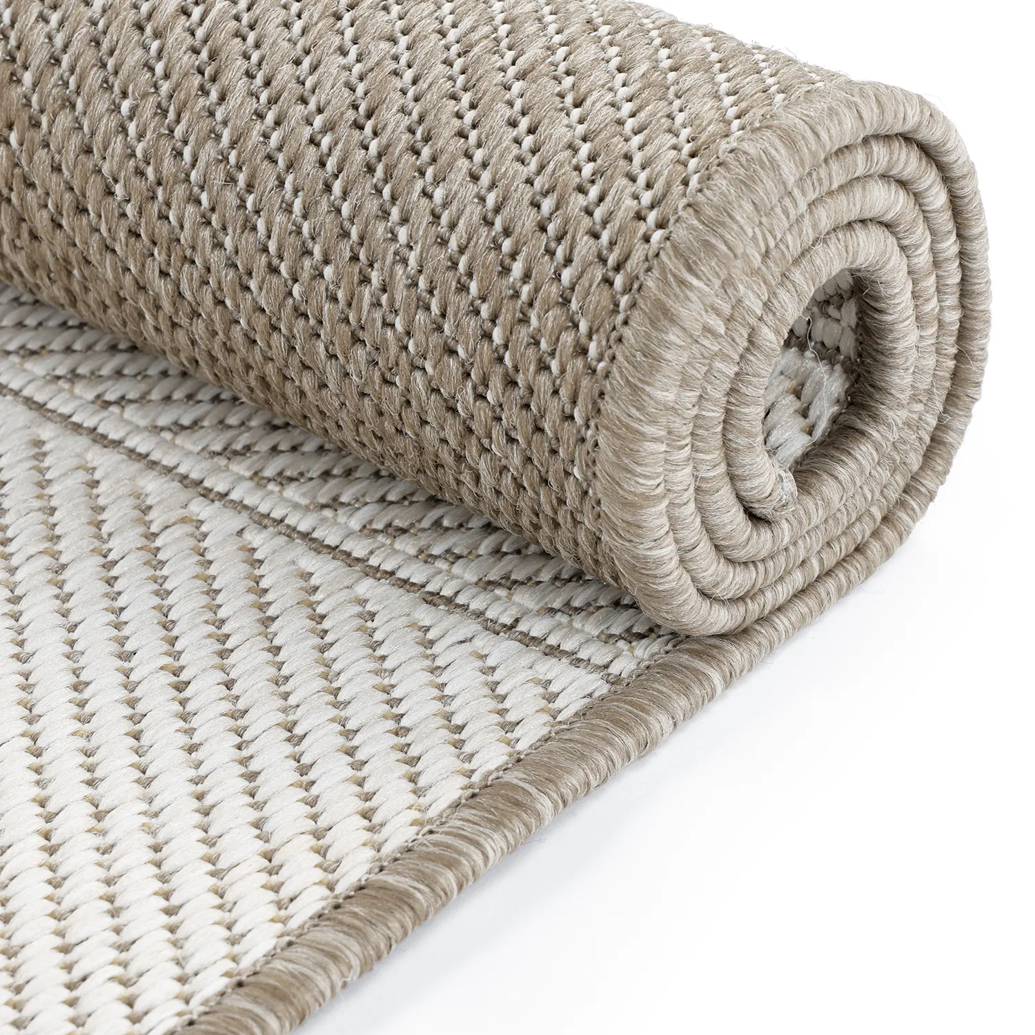 Tæpper til indendørs/udendørs brug - utomhusmatta - Ava (beige)