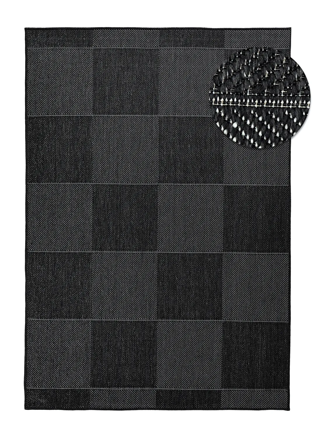 Tæpper til indendørs/udendørs brug - utomhusmatta - Ava (sort)